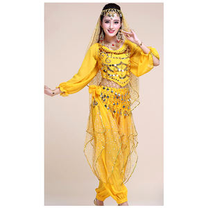 Costume de danse orientale pour femmes WL-J021, robe de mariée, vêtements de danse orientale, mantille, tenue de performance, Fabarc, indien, sexy, 1 pièce - Product Image 6