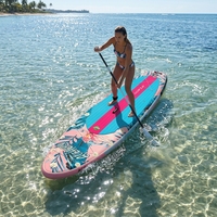 Nouvelle planche à pagaie gonflable professionnelle très vendue, capacité de 350 livres, planche à pagaie gonflable pour le surf