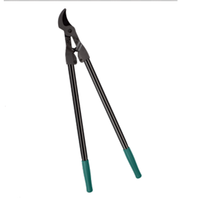 Sécateur de jardin manuel robuste, lame trempée SK5, revêtement Teflon, poignées TPR, pour droitiers, manche en aluminium moulé sous pression