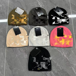 Colección de otoño e invierno 2025, gorro de lana en stock, gorro de punto versátil con estampado Digital de pájaro cálido para el hogar - Product Image 2