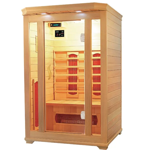 Luxus-Innenraum-Sauna-Zimmer Inneninfrarotlampe für 3 Personen intelligente Infrarot-Sauna