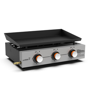 Stainless Steel Gas Grill Oven Enamel Griddle Propane Natural Gas Commercial Outdoor Cooking Equipment - Product Image 3