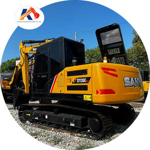 Excavatrice hydraulique Sany SY135C de 13 tonnes, modèle d'occasion SY135 à prix avantageux, équipement de construction SY135C-9 SY135C-8 - Product Image 1