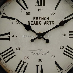 Horloge murale circulaire simple en plastique de haute qualité pour la décoration de la maison, <span class=keywords><strong>cadran</strong></span> <span class=keywords><strong>numérique</strong></span> romain en papier, 11 pouces - Product Image 3
