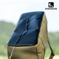 Sac de rangement pour piquets de tente de camping en plein air personnalisé OEM, toile PVC hydrofuge double couche 35x13x12cm, accessoires de randonnée