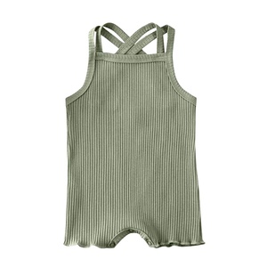 Tutine da bambino in cotone organico tute canottiere per bambini tute da neonato tute da neonato - Product Image 1