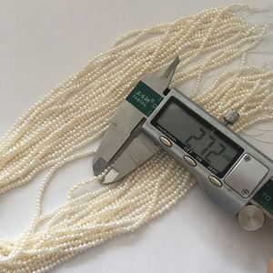 2-3mm près de d'eau douce <span class=keywords><strong>en</strong></span> vrac perle brin 38 <span class=keywords><strong>cm</strong></span> - Product Image 5