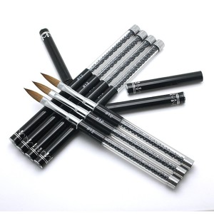 Gelsky-pincel acrílico <span class=keywords><strong>Kolinsky</strong></span> para uñas, juego de pinceles <span class=keywords><strong>Kolinsky</strong></span> para uñas acrílicas, diamantes de imitación - Product Image 4
