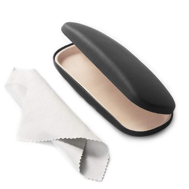 Hot Selling Black Unisex Hard Shell Eyeglass Storage Box Case Wholesale Custom Logo Glasses Cases for Daily