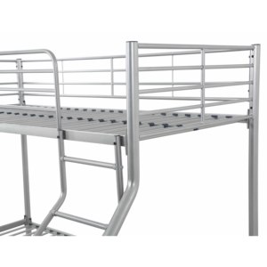 MILENYUM - Litera Doble sobre Individual de Acero Inoxidable Moderno con Estructura Metálica para Hoteles y Almacenes, Fabricada en Turquía - Product Image 6