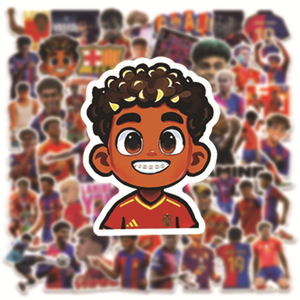 50 Pezzi di Adesivi Graffiti di Cool Lamine Yamal, Calciatore, per Bottiglie e Bagagli, Adesivi Sportivi per il <span class=keywords><strong>Calcio</strong></span> - Product Image 4