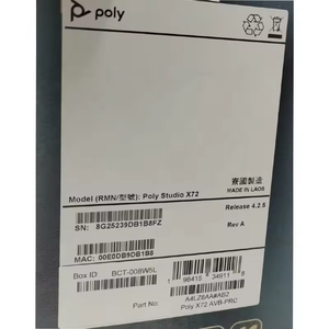 A4LZ8AA A4MA7AA Poly Studio X72 7.3x <span class=keywords><strong>Zoom</strong></span> numérique EPTZ Double caméra 4K Barre vidéo tout-en-un avec kit de contrôleur TC10 - Product Image 3