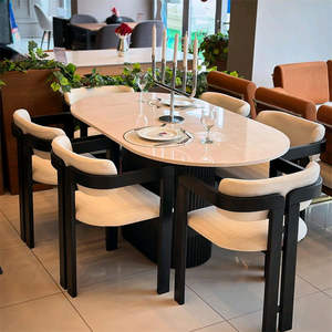 Chaises Louis en bois rembourrées en tissu blanc, vente en gros, <span class=keywords><strong>pas</strong></span> <span class=keywords><strong>cher</strong></span>, pour la maison, la salle à manger, meubles en bois massif, chaises de restaurant - Product Image 1
