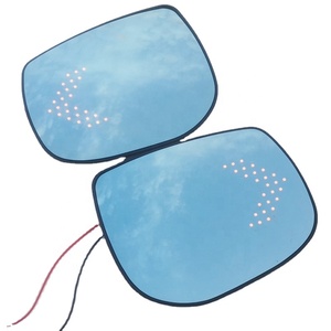 1 Paar Weitwinkel-Ansicht Anti-Blendung Seitenschutzspiegel blaues Glas-Objektiv mit LED-Pfeil-Anzeige für Subaru Forester 2019+ - Product Image 1
