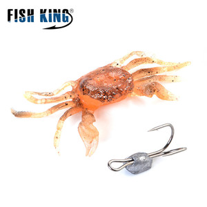 Fishking1 PCS Artificiale di <span class=keywords><strong>Pesca</strong></span> Granchio Richiamo 3D Simulazione Morbido Esche Da <span class=keywords><strong>Pesca</strong></span> <span class=keywords><strong>con</strong></span> Gancio - Product Image 6