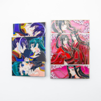Badge en métal émaillé style puzzle LGC Wholesale, épinglette en émail dégradé perlé, broche personnalisée sur le thème de l'anime