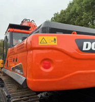 Excavatrice sur chenilles hydraulique Doosan DX340 d'occasion, très demandée, également disponible en modèles DX350, DX300, DX250 – Idéale pour la construction routière