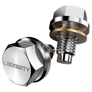 LEDDEITY Auto Parts Nouveau Bouchon de vidange d'huile moteur en acier inoxydable Aimant néodyme Plusieurs tailles pour vidange d'huile magnétique de véhicule - Product Image 2