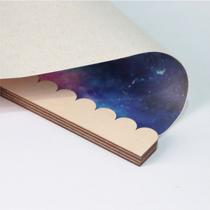 Rustic Strong <strong>Magnetic</strong> <strong>Poster</strong> Hanger Scallop Frame in Plywood Scroll Canvas <strong>Poster</strong> Easy to Install - Product Image 4