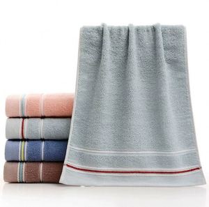 Serviette rayée en pur coton, personnalisable avec logo, best-seller, vente directe, couleur unie et multicolore, technique de tissage domestique - Product Image 5