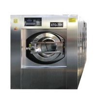 Tong Yang 50kg Fully Automatic Washer Extractor Stainless Steel Housing Steam Cleaning Three Phase Commercial Use