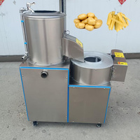 Automatische groentemachine, aardappelwas-, schil- en snijmachine fabrikant