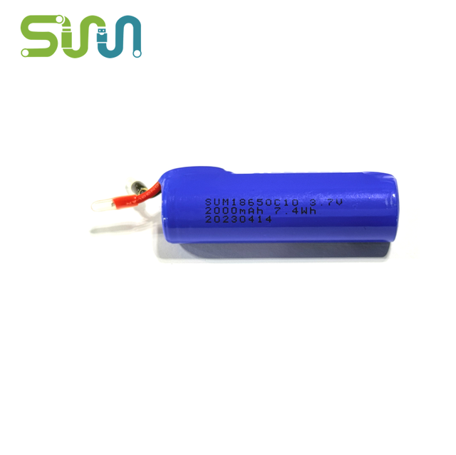 OEM High Quality 18650 Cell Solid State Cylindrical Lithium Battery 3.7V 2000mAh Support 10C Rate Discharge