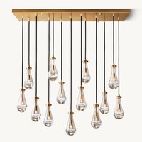 Lustre de style américain, minimaliste et luxueux, pour villa, salon, salle à manger, duplex, escalier, style Hong Kong