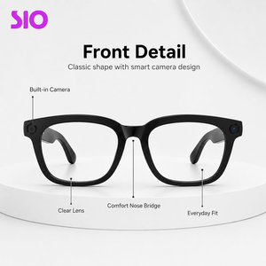 AI Voice Assistant 5.3 HD <b>Camera</b> Recording Wireless Audio Smart <b>Glasses</b> - Product Image 4