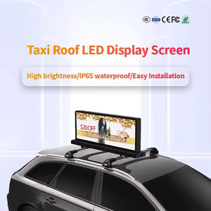 High Quality P2.5 Taxi Top LED Display Full Color LED Double-Sided IP65 Car Roof LED <b>Billboard</b> for Ad - Product Image 2