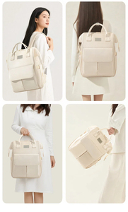 Sac à dos de maternité isotherme pour la conservation du lait maternel, sac à langer extérieur grande capacité avec séparation humide/sec, léger pour les voyages - Product Image 6