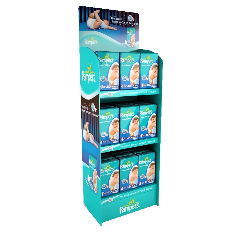 Apache Customized PVC Display Rack for Baby Diapers and Other Baby Products for Mother and Baby Stores and Shops — view 3