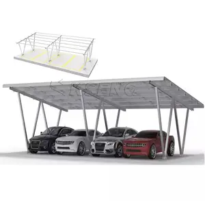 Kunden spezifische Solar montages ysteme Racks Solar parkplatz Metall gestelle Aluminium Solar dach Carport Regals truktur