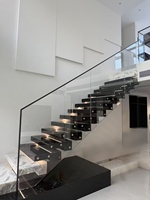 Escalier télescopique mural pour grenier, gain de place, pour villa moderne, usage intérieur