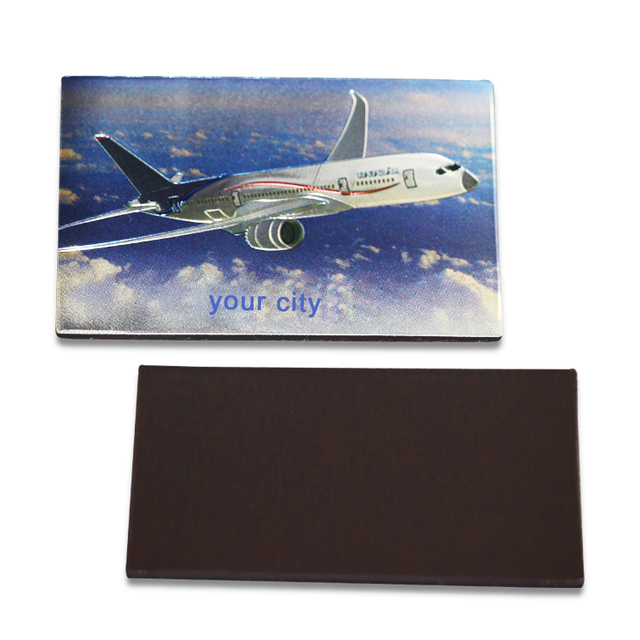 Manufacturers Hot Sale Customized Tourist Souvenir Aluminum Foil 3D Fridge Magnet From Around the World