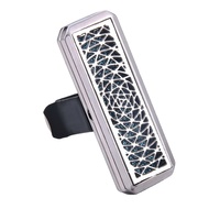 Diffuseur d'air rectangulaire pour l'intérieur de la voiture, clip de fixation pour grille d'aération, diffuseur de climatisation