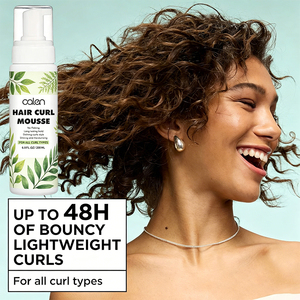 <span class=keywords><strong>Mousse</strong></span> coiffante hydratante et brillante à tenue forte, naturelle, pour boucles, marque privée, best-seller - Product Image 5