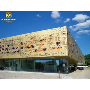 Hot Sale Alumetal Composite Panel Fireproof PVDF Coated Wall Cladding for Exterior Building Decoration