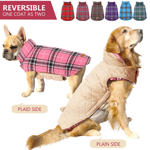 Köpekler için lüks XXL kış ceket ekstra büyük boy özel Logo klasik baskı tarzı zarif giyim aksesuarları ceket köpekler için - Product Image 3