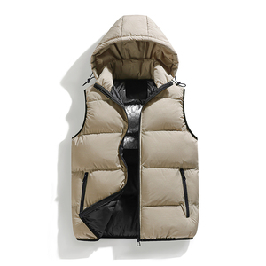 Chaleco Acolchado <span class=keywords><strong>para</strong></span> Hombre, Diseño Aerodinámico, Cálido, de Poliéster, Versátil <span class=keywords><strong>para</strong></span> <span class=keywords><strong>el</strong></span> Uso Diario - Product Image 2