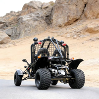 Vente flash - Go-kart tout-terrain robuste 200cc, 2 places, 60 km/h, suspension indépendante, pour aventures en plein air