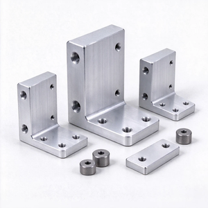 Soporte en L de Aluminio Mecanizado por CNC de Alta Precisión OEM, Soportes de Montaje en Ángulo Recto Personalizados Hechos Según Su Dibujo - Product Image 4