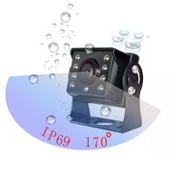 Truck Bus Camera Set AHD 1080p Micro Rearview Side Camera Monitoreo Car Truck Security Backup Camera