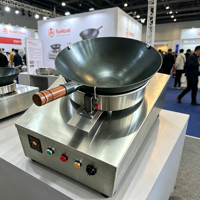 Robot de cuisine intelligent commercial entièrement automatique pour la cuisson et la préparation de plats sautés, type Wok, avec fonction de mélange manuel simulé, idéal pour la préparation de riz frit