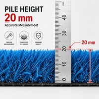 Gazon synthétique économiseur d'eau, souple, durable, haute densité, tapis d'herbe artificielle en plastique pour aménagement paysager de jardin