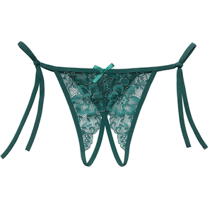 Tanga de Encaje Transparente de Alta Calidad para Mujer, Cintura Baja, Sexy y Seductora, Talla F, 96% Algodón, 4% Elastano, Transpirable - Product Image 6