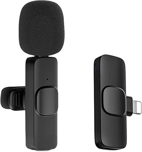 Custom Logo USB Microphone Portable Mini Wireless Lavalier Microphone for Live Recording Interviews Micro Live Recording