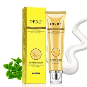 ashely grün lotion Suppliers-OEDO Akne Narben entfernungs cremes Organische Pflanzen extraktion Reparatur Akne-Behandlungs creme