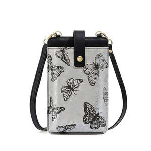 Vertical Butterfly Crossbody Women's Phone Bag Multifunctional PU Leather Fashion Phone <b>Backpack</b> - Product Image 6