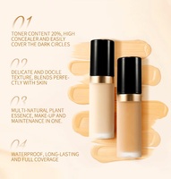 Correcteur Liquide Maquillage Personnalisé 22 Couleurs Couvrance Totale Imperméable Vegan Longue Tenue Mat Multicolore Marque Blanche